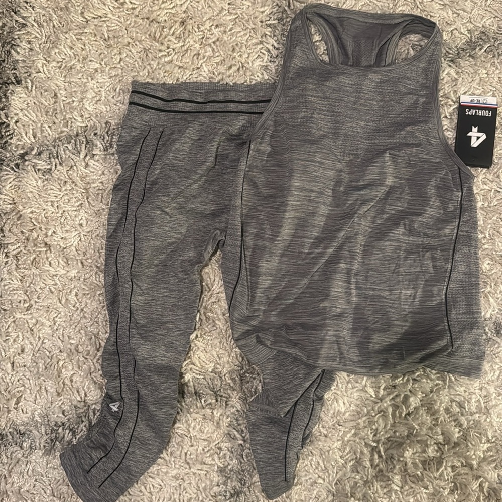 Fourlaps Tank Top and Leggings Set
